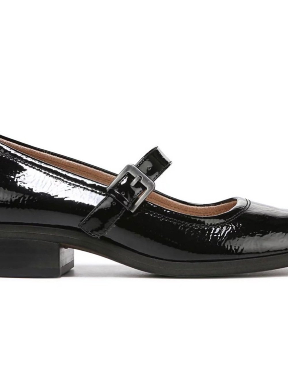 SOUL Naturalizer Ramona Black Patent Mary Jane Flats with Buckle